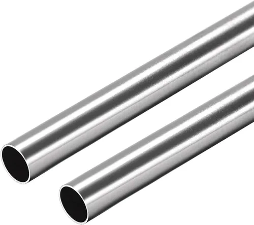 Miniatura 23 de uxcell Tubo redondo de acero inoxidable 304 de 0.236 in de diámetro exterior de 0.016 in de grosor de pared de 9.843 in de longitud, tubo recto sin