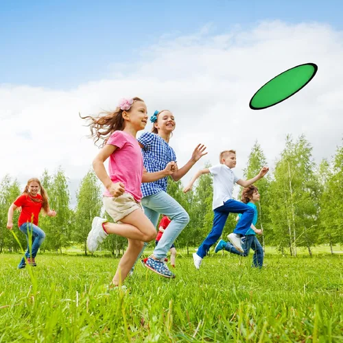Miniatura 6 de Mototo 30 Piezas Discos Voladores Plegables con Bolsa Juego de Juguetes de Bolsillo Plegables para Niños Diversión Favores de Fiesta de Cumpleaños