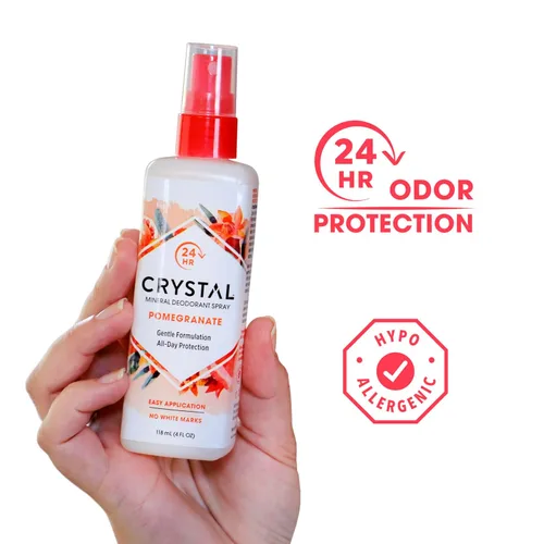 Miniatura 2 de Crystal Essence Pomegranate perfumadas Desodorante en spray 4 fl oz (Pack de 2) por Crystal Essence