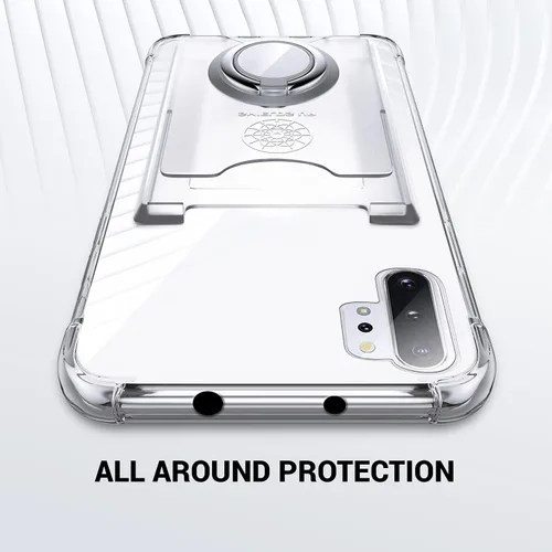 Miniatura 7 de Shields Up Funda para Samsung Galaxy Note 10 Plus, funda minimalista con tarjetero [3 tarjetas] y soporte de anillo, [protección contra caídas]