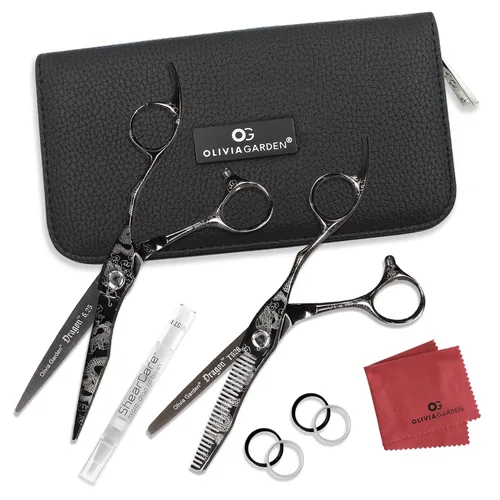 Miniatura 7 de Olivia Garden Dragon Professional Hairdressing Shear and Thinner Intro Case