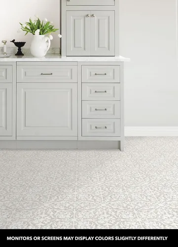 Miniatura 4 de FloorPops Estate - Azulejos adhesivos para suelo, color gris