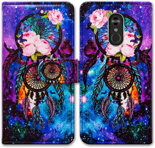 Miniatura 18 de Bcov Funda para LG Stylo 4/LG Stylo 4 Plus, color verde pájaro negro con tapa y ranura para tarjeta de crédito, soporte para tarjeta