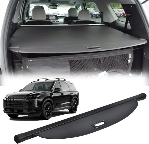 Compatible con Hyundai Palisade 2025-2020 - Cubierta de seguridad para maletero, pantalla de privacidad, almacenamiento trasero retráctil,