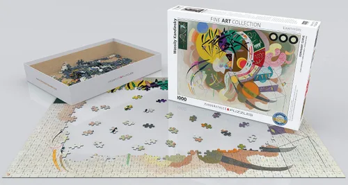Miniatura 3 de EuroGraphics Wassily Kandinsky - Rompecabezas (1000 piezas) (6000-0839), color blanco
