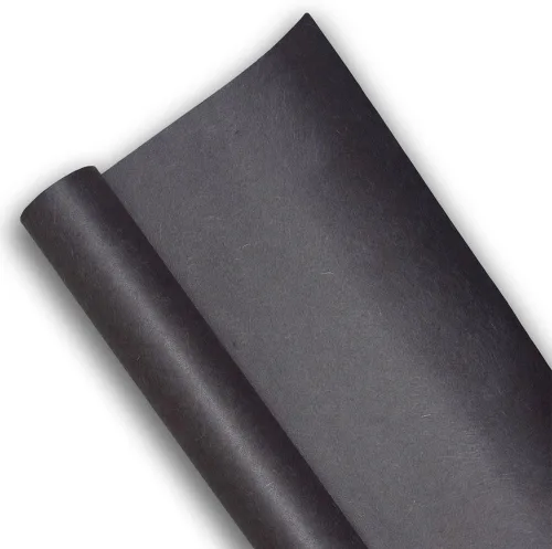 O-Bang Ji, rollo de papel Hanji coloreado, textura Unyong de fibra natural, 45 gsm, 21.3 x 590 pulgadas, papel de morera tradicional coreano (negro)