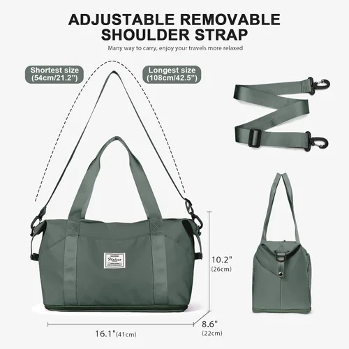 Miniatura 6 de Bolsa de viaje - 3, A6-verde, Bolsa de viaje