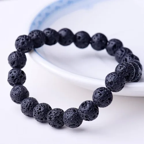 Miniatura 6 de WRCXSTONE - Pulsera elástica de cuentas de cristal curativo de 8mm.