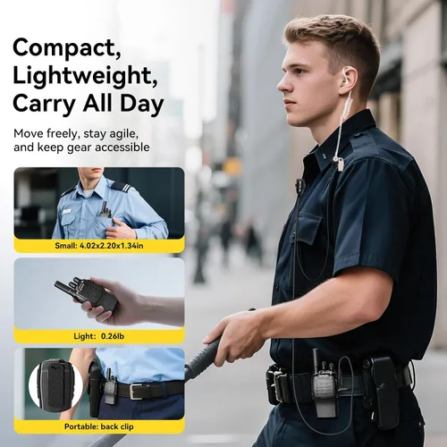 Miniatura 6 de Retevis H-777 Walkie Talkies para adultos, radio de 2 vías de largo alcance con auriculares, cargador de múltiples bandas de 10 vías, radios