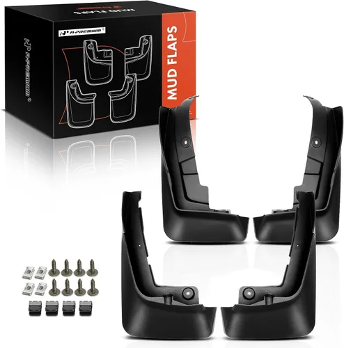 A-Premium Guardabarros compatibles con BMW X7 2019-2023, no requiere perforación, protectores de lodo con accesorios de hardware, juego de 4
