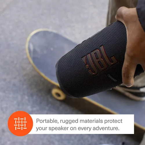 Miniatura 7 de JBL Charge 5 (Azul) + Paquete con funda protectora rígida divvi! (Negro)
