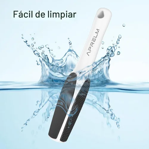 Miniatura 4 de APRELM Lima de pie de nano vidrio de 3 caras, 3 en 1, removedor de callos de pies gruesos/medianos/finos, removedor profesional de callos para pies