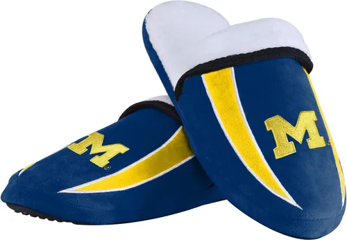 Miniatura 22 de FOCO mens NCAA College Team Logo Sherpa Moccasin Slippers