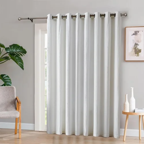 Miniatura 8 de Warm Home Designs Cortinas de terciopelo beige suave con diseño de damasco en relieve de 84 pulgadas de largo. Cortinas opacas de terciopelo