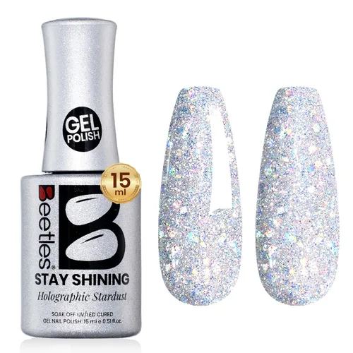 Miniatura 70 de Beetles - Esmalte de uñas de gel verde luminoso que brilla en la oscuridad, esmalte de uñas de gel que se absorbe con lámpara LED UV, arte de uñas