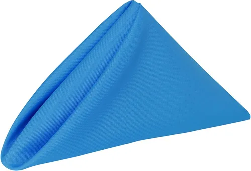 Miniatura 6 de Ultimate Textile -1 docena- Servilletas de tela de poliéster de 20 x 20 pulgadas, color azul aguamarina