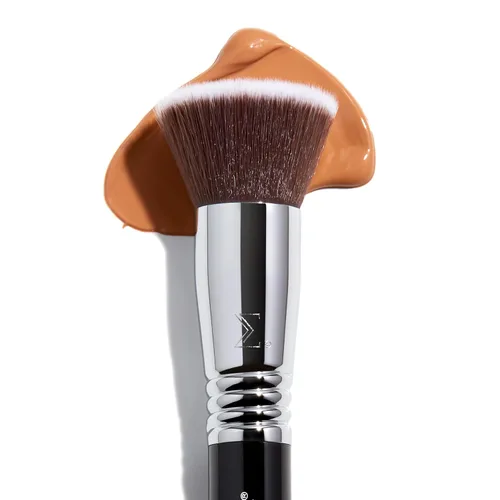 Miniatura 3 de Sigma Beauty Kabuki plana pincel de maquillaje denso F80 – Flat parte superior Jefe, suave y fibras Cepillo plano Kabuki F80