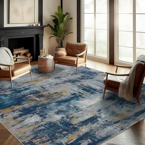 Miniatura 34 de ReaLife Rugs Alfombra Pasillo Lavable a Máquina - Sala de Estar Dormitorio Baño Cocina Entrada Oficina - Acolchada Pelo Bajo Resistente a Manchas