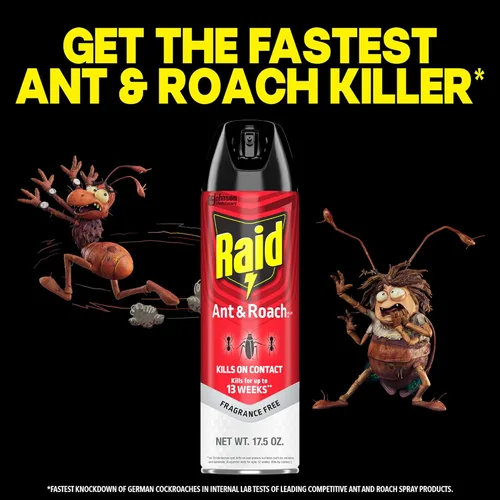 Miniatura 6 de Raid® Ant & Roach Killer Spray, sin fragancia, 17.5 onzas, paquete de 2