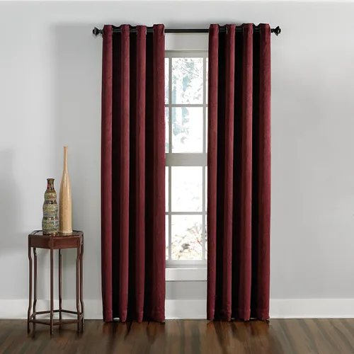 Miniatura 10 de Curtainworks Lenox Panel de Cortina con Ojales, Gris, 50 x 132 pulgadas