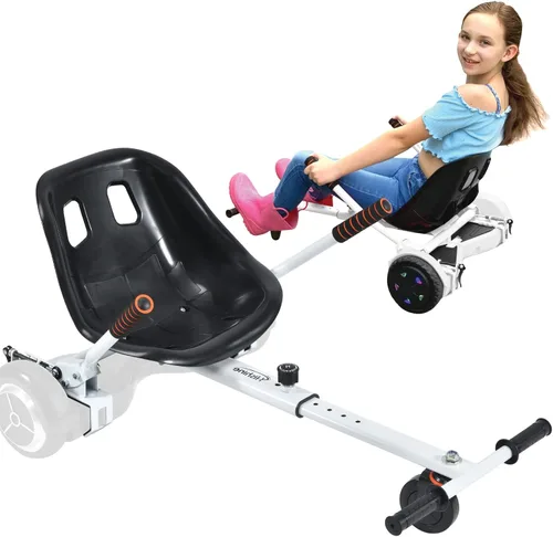 Miniatura 11 de Hishine Accesorio de asiento para aeropatineta para aeropatinetas de 6.5 a 10 pulgadas, kit de conversión de Go Kart, accesorio para scooters de Rojo