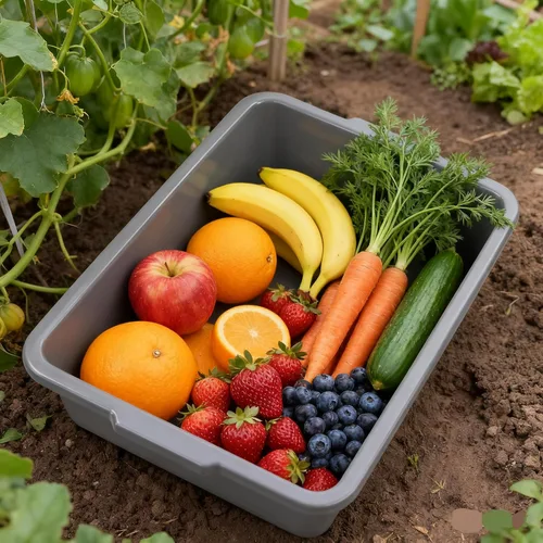 Miniatura 6 de Commercial Products - Caja de autobús/utilidad estándar, lavabo de plástico para restaurante, bañera para organización y almacenamiento de cocina