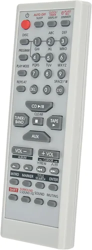 EUR7711150 PERFASCIN Reemplazo de control remoto apto para sistema de audio Panasonic SAPM19 SAPM193 SAPM19P SCPM19 SCPM19K SAPM193P RTEUR7711150