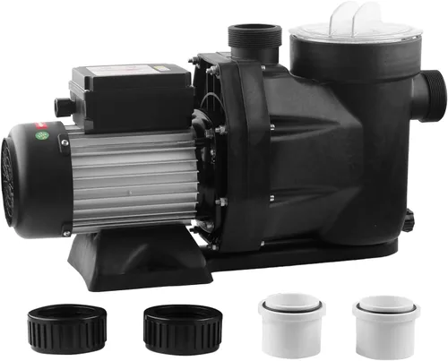 Miniatura 12 de Bomba de piscina sobre el suelo/enterrada, bomba de piscina de 2HP 6900 GPH autocebante potente para piscinas de 15,000-31,000 con cesta filtrante