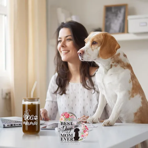 Miniatura 4 de Accesorios de escritorio con temática Croknit, tazas de café para mascotas, Como se muestra en la imagen., Perro