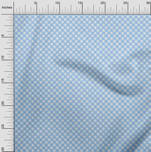 Miniatura 3 de oneOone Tela de algodón flexible de tela negra a cuadros de tela de costura por yarda Impreso DIY Ropa Suministros de costura 40 pulgadas