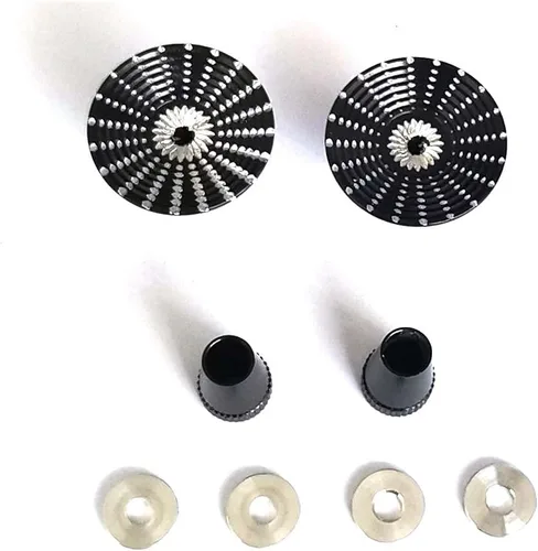 Miniatura 2 de DEVMO Negro Compatible con Fu-taba/Spek-Trum DX5i DX6 DX6i DX7S DX8 DX9 / Tar-anis X9D Transmisor de paraguas Gimbal Sticks Extremos RC Products