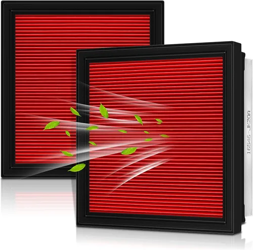 AUTOKAY 2 filtros de aire de motor 16546JK20A apto para Nissan 370Z 350Z Infiniti QX50 Q40 Q60 EX35 EX37 G37 G35 G25