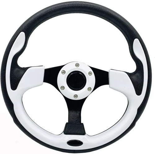 Miniatura 13 de Volante Universal para Club Car DS y Precedent con Marco de Aluminio Negro Adecuado para Carrito de Golf EZGO RXV & TXT, Yamaha..