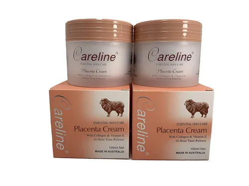 Placenta Crema con Colágeno y Vitamina E 3.4 fl oz x 2 Cajas
