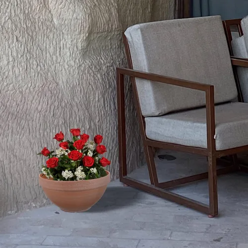 Miniatura 2 de Yardwe Maceta de plástico para orquídeas, maceta engrosada para drenaje de macetas para balcón, oficina, uso de material plástico