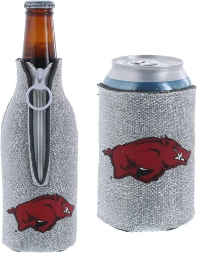 Miniatura 55 de College Team Color Logo Can & Bottle Holder Insulator Beverage Cooler Set