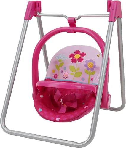 Miniatura 6 de 509 Crew Garden 3 piezas Stroll n Care - El juego de muñecas incluye un cochecito medio plegable, patio de juegos y silla alta, juego de simulación