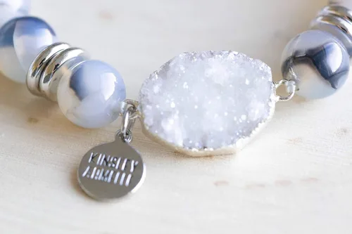 Miniatura 9 de Kinsley Armelle Colección Stone - Pulsera Lunar de Plata