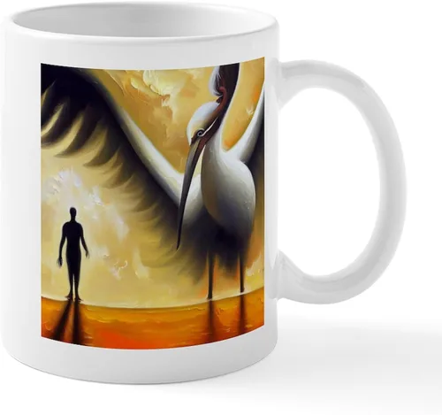 Miniatura 28 de CafePress Mug Stork - Taza de café de cerámica (11.0 fl oz)
