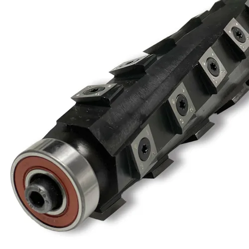 Miniatura 4 de Cabezal de corte helicoidal para cepilladora Dewalt Dw735/Dw735x con 4 filas de insertos de carburo, incluye tornillos y cuchillas de repuesto