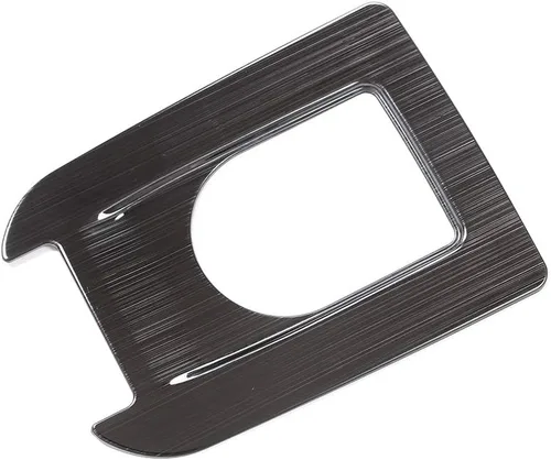 Miniatura 5 de YIWANG Cubierta de placa de cambio de engranajes de plástico ABS para Land Rover Discovery Sport 2015-2018 Accesorios de coche (negro cepillado)