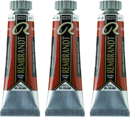 Miniatura 32 de Tarens Pintura al óleo, Rembrandt, juego de 3, marrón Mudder Permanente, 0.5 fl oz (0.5 fl oz) (Nº 5)