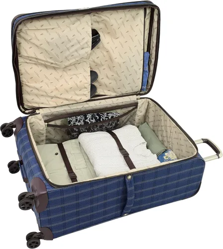 Miniatura 5 de LONDON FOG Brentwood II - Spinner expandible de 20 pulgadas Azul London Fog Brentwood Ii - Maleta de mano extensible de 20 pulgadas