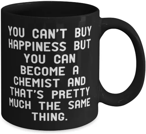Miniatura 2 de Sarcasm Chemist 11oz 15oz Mug, You Can't Buy Happiness but You Can Become a, Present For Coworkers, Inspire Gifts From Coworkers, Encouragement