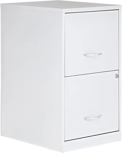 Miniatura 17 de NuSparc - Archivador de 2 cajones con cerradura Construcción de acero premontada Diseño que ahorra espacio, perfecto para el hogar y oficina