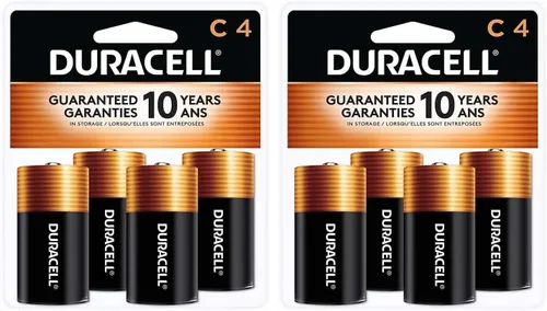 Miniatura 9 de Duracell Coppertop - Baterías C, 2 unidades (paquete de 1), batería C con energía de larga duración, baterías alcalinas multiusos para dispositivos