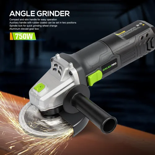 Miniatura 9 de GALAX PRO Amoladora Angular Eléctrica, Equipada con Motor de 4.0 Amperios con Potencia de Salida Máxima de 750W, Amoladora Angular con Cable