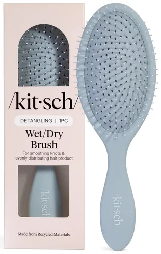 Miniatura 12 de Kitsch Cepillo desenredante para cabello húmedo y seco, cepillo flexible para mujeres, hombres y niños, cepillo desenredante para cabello rizado