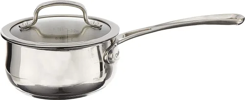 Miniatura 2 de Cuisinart 419-14 Contour - Cacerola de acero inoxidable de 1 cuarto de galón con tapa
