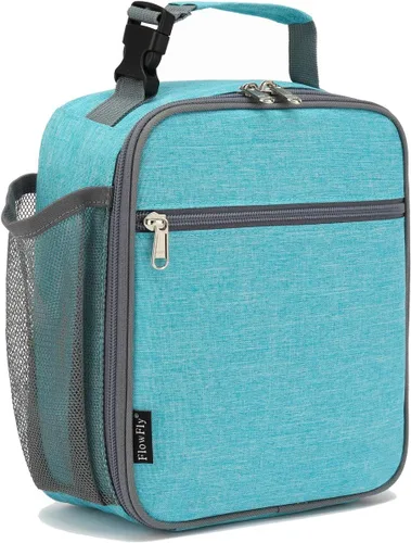 Miniatura 44 de FlowFly Lonchera para niños, bolsa suave aislada, mini hielera para el regreso a clases, kit de bolsa térmica para comidas, para niñas, niños, robot